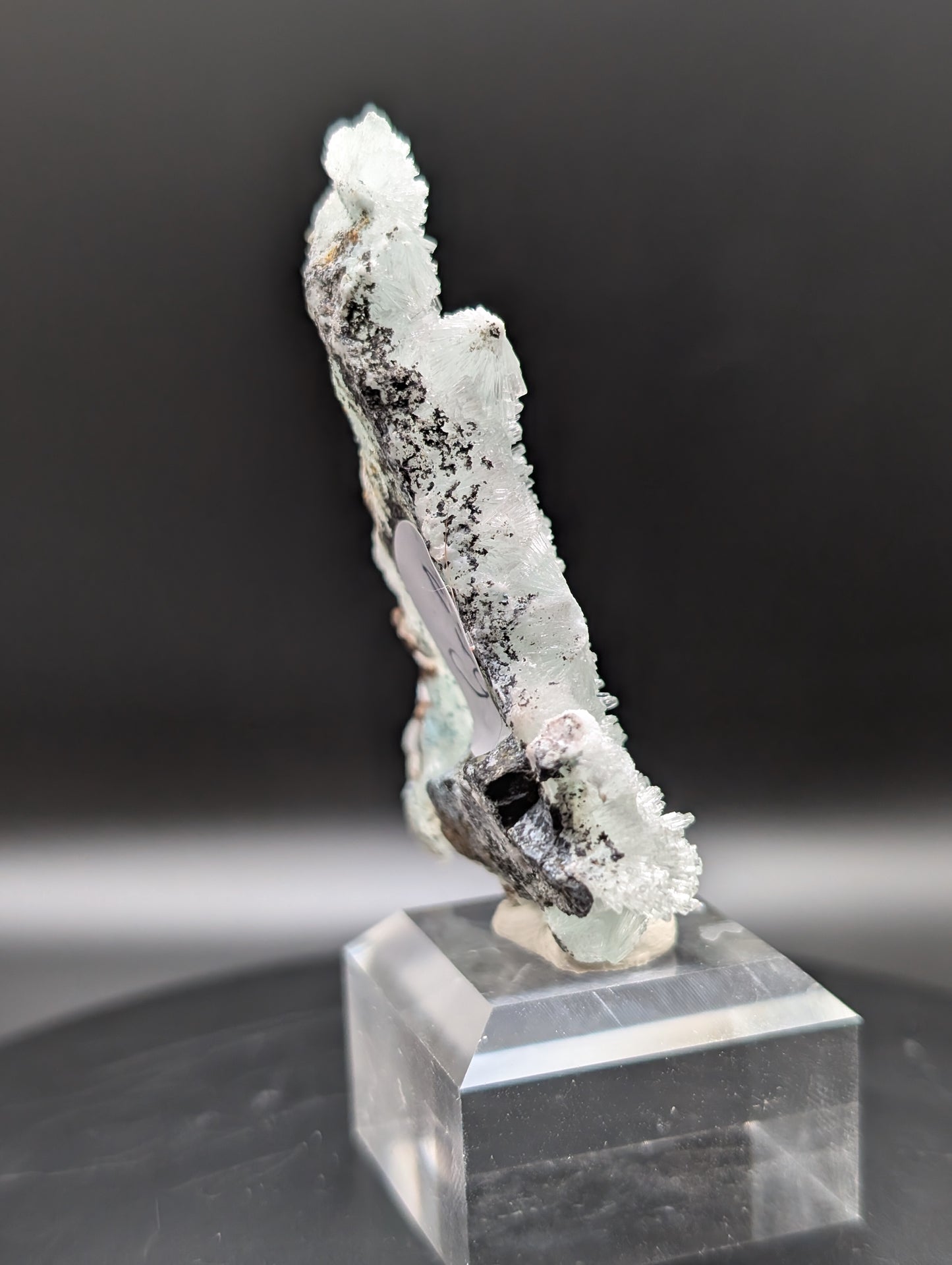 Blue Fluorescent & Phosphorescent Aragonite – UV Reactive Mineral Specimen – 44mm