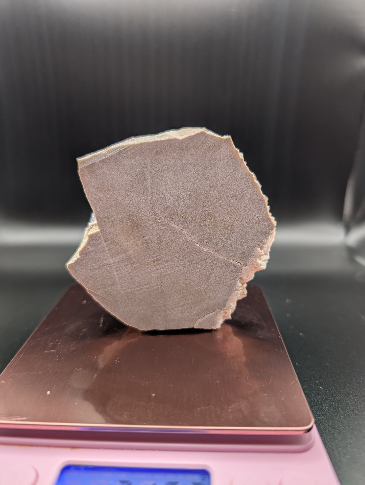 Purple Cubic Fluorite on Calcite – Cabinet Mineral Specimen – 216g