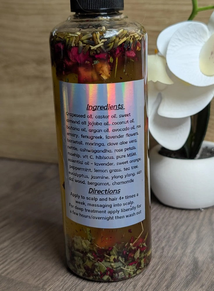 Extra strength hair growth oil